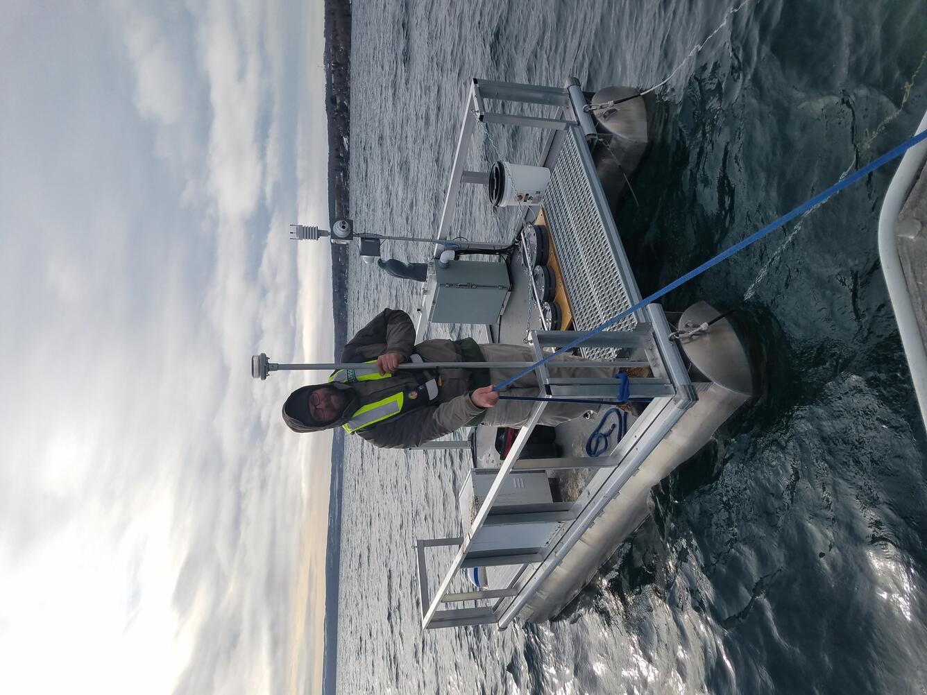Physical Scientist Michael Stouder on harmful algal bloom monitoring platform, Finger Lakes Region, New York
