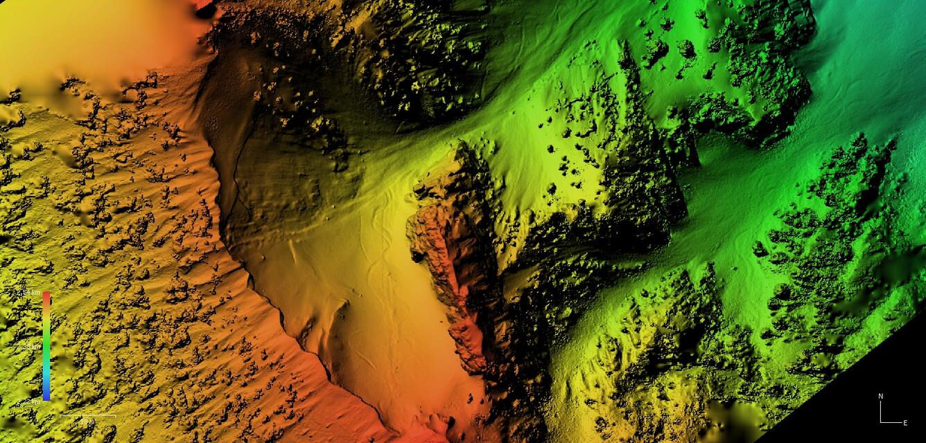 Structure from Motion (SfM) elevation model