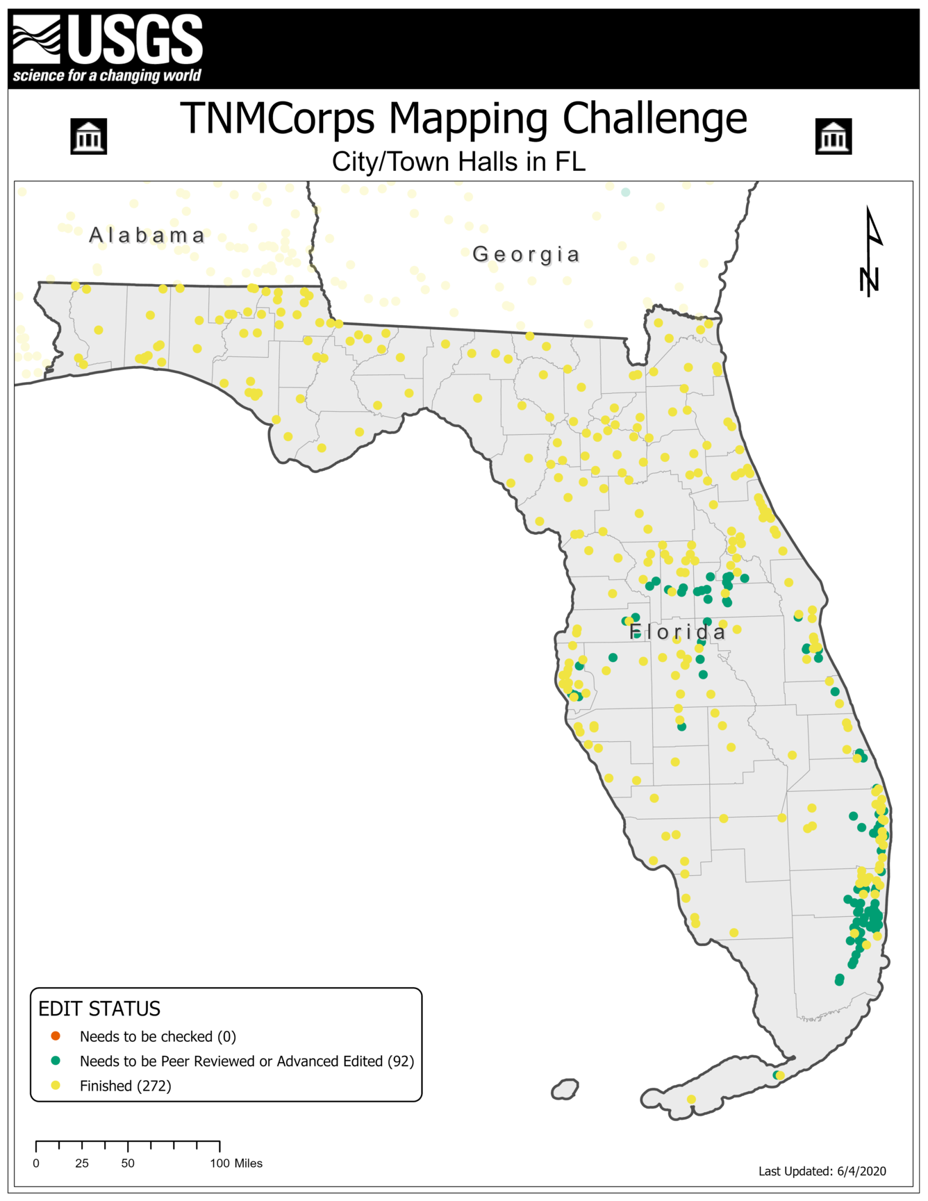 TNMCorps Mapping Challenge: City/Town Halls in FL