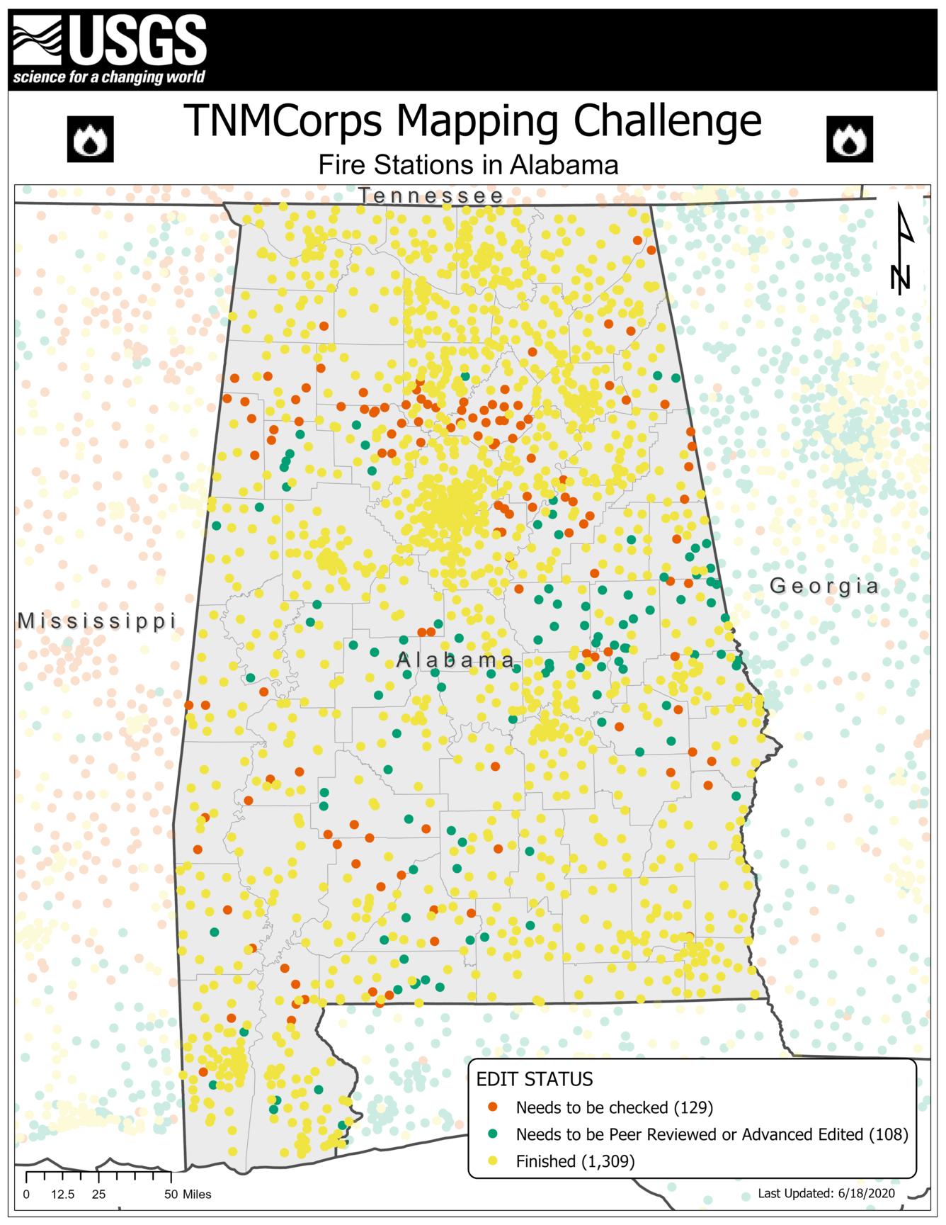 TNMCorps Mapping Challenge: Fire Stations in AL