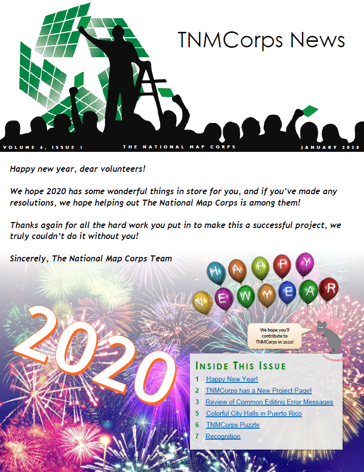 THUMBNAIL TNMCorps Newsletter: January 2020 (Vol.6, Iss.1)