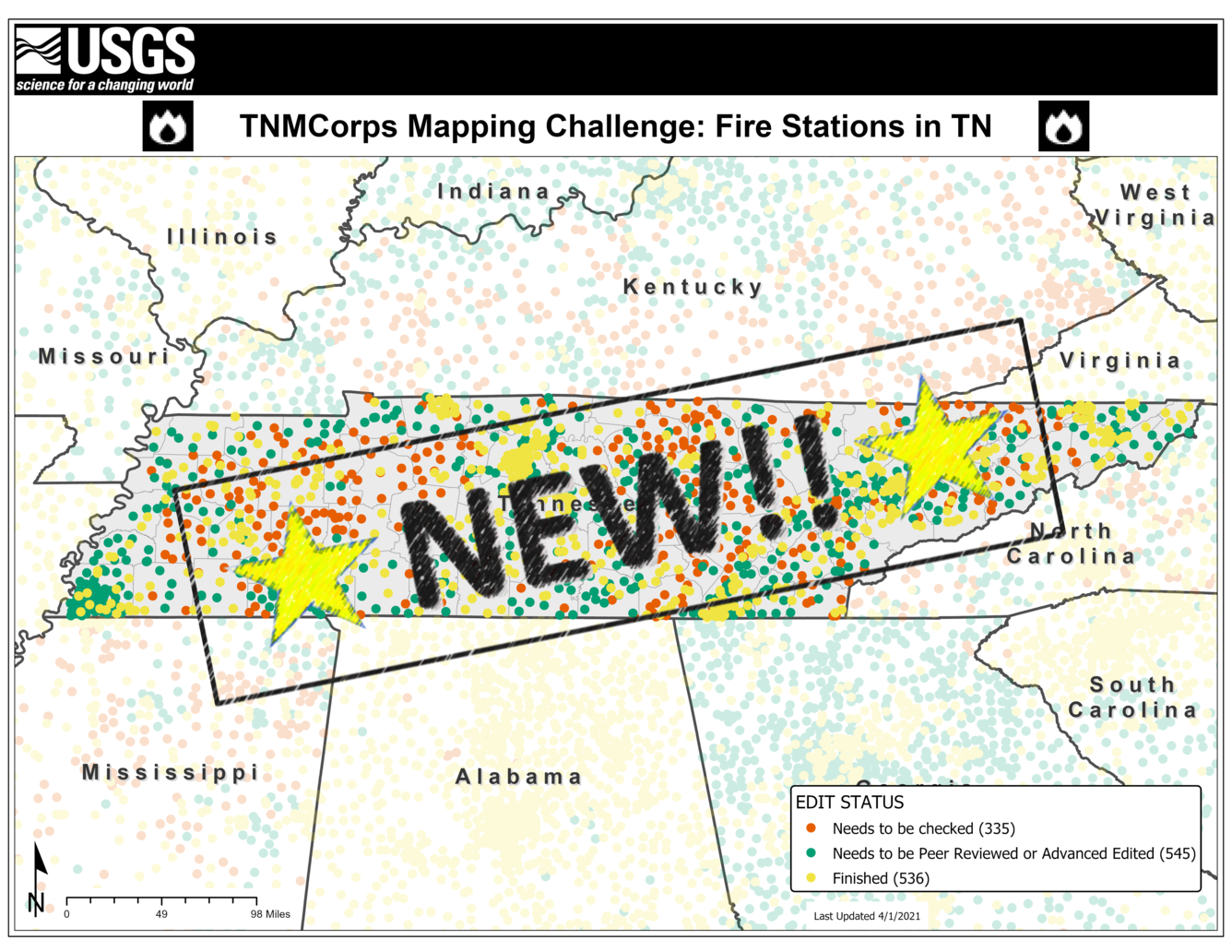 TNMCorps Mapping Challenge: FireStations in TN NEW 