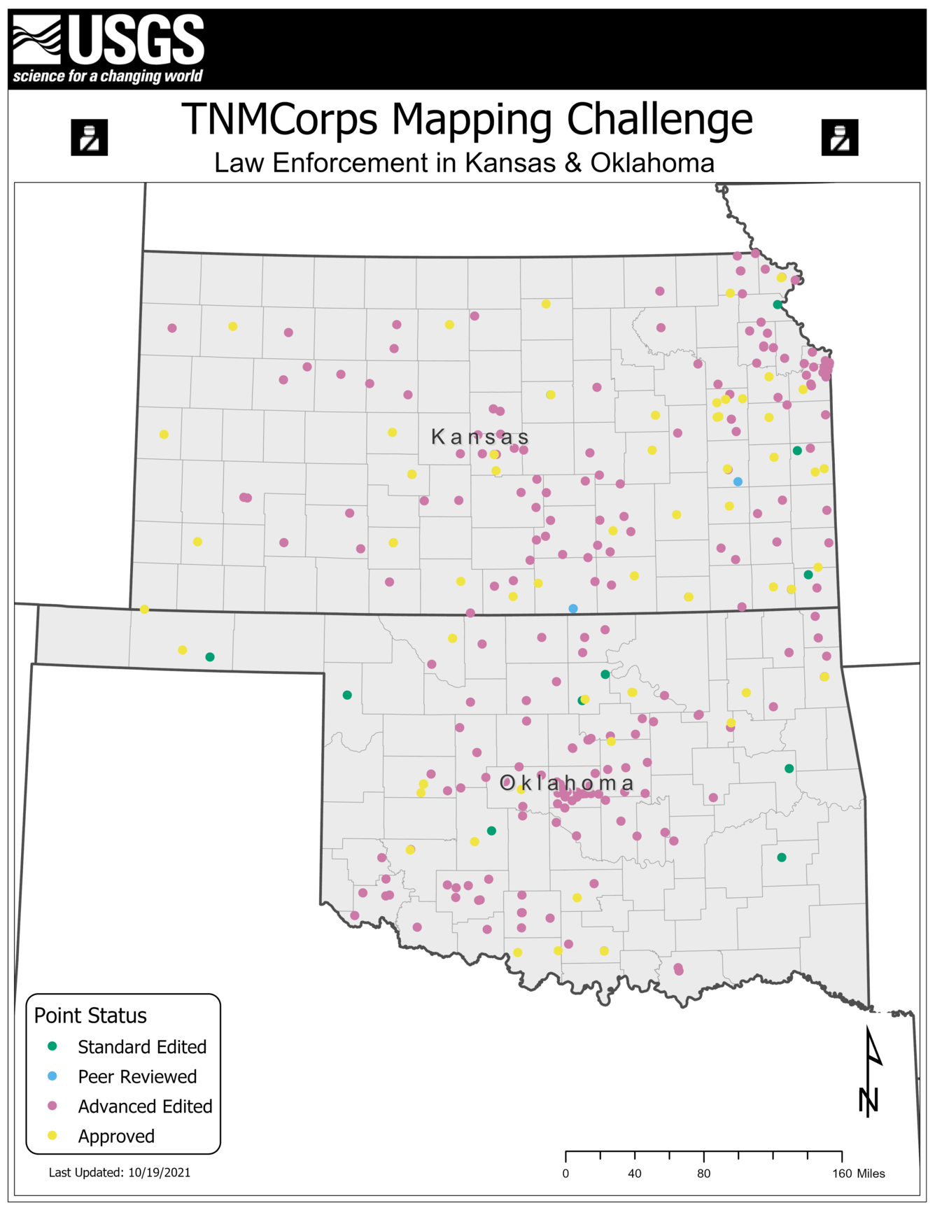 TNMCorps Mapping Challenge for Law Enforcement in KS & OK