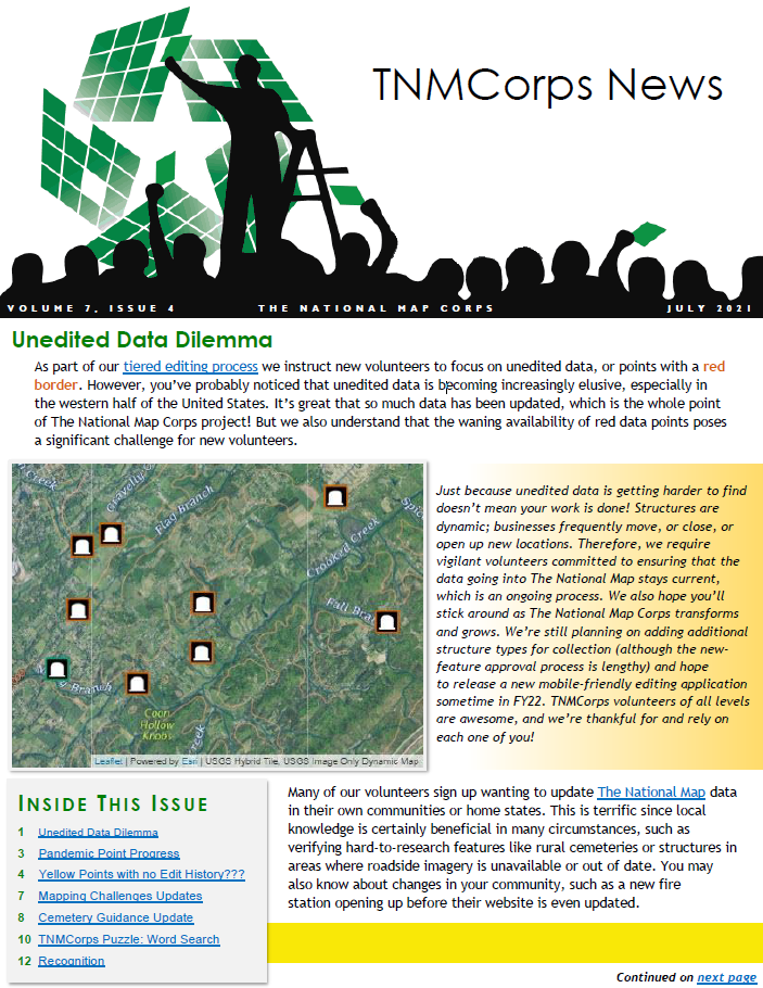 THUMBNAIL TNMCorps Newsletter: July 2021 (Vol.7, Iss.4)