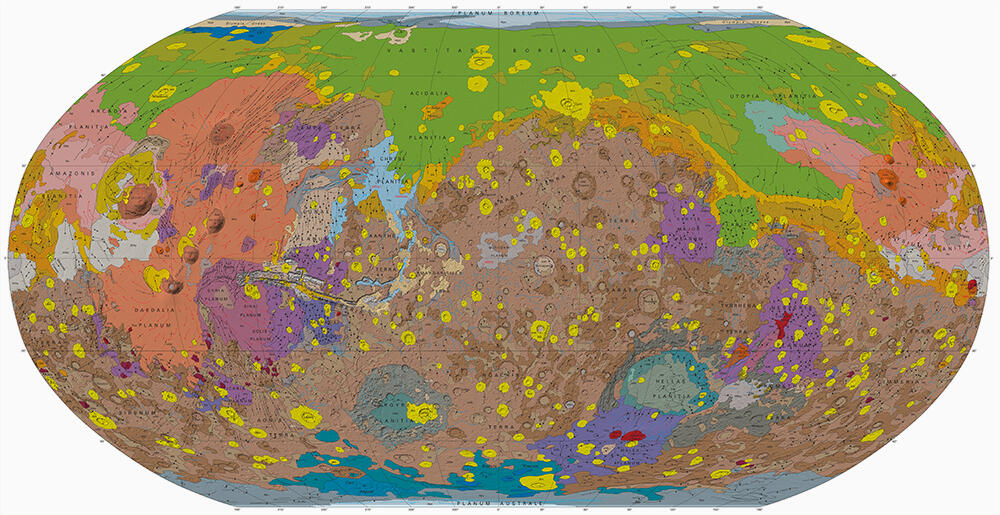 Inline Map of Mars