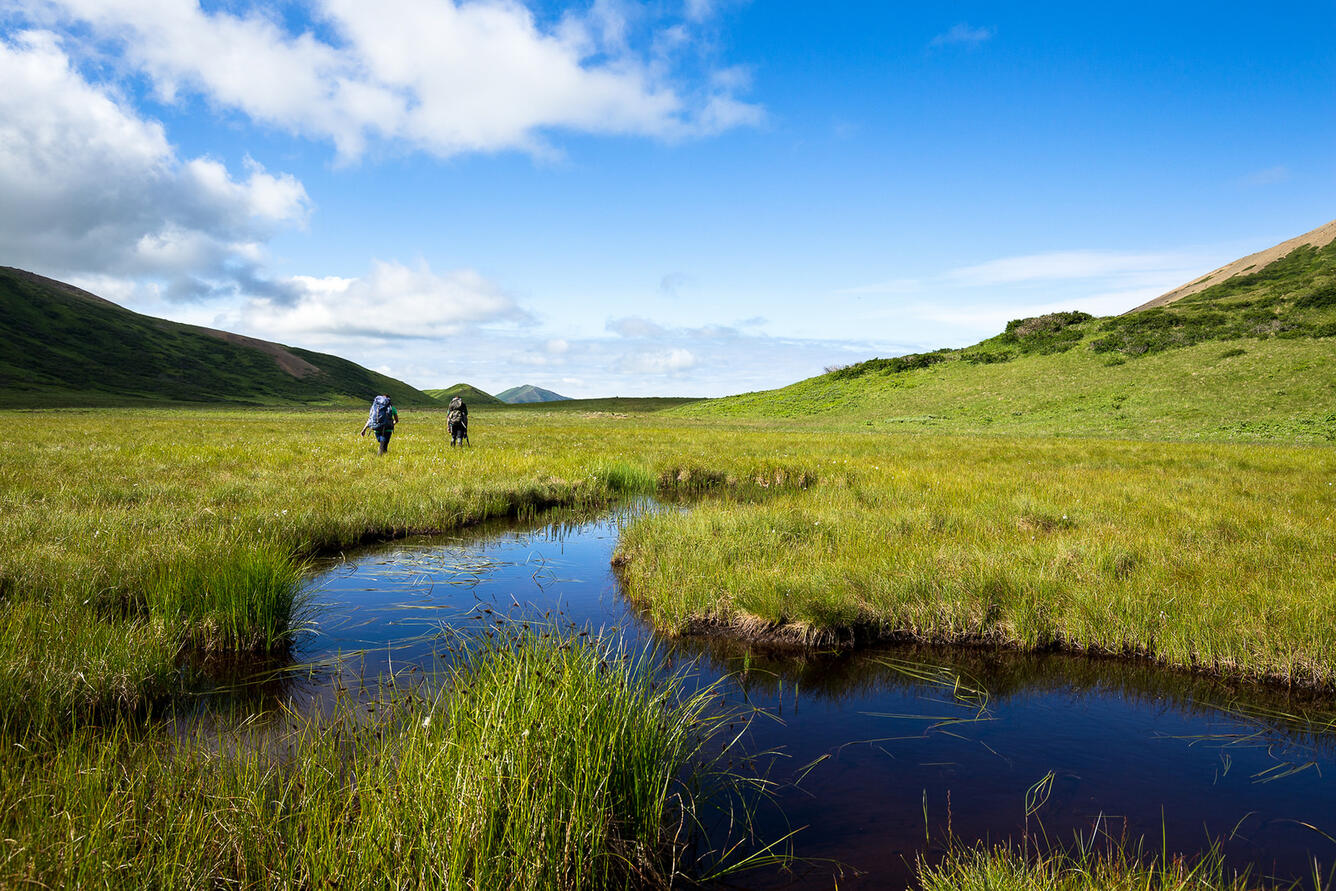 Hiking on Kodiak Island, Alaska