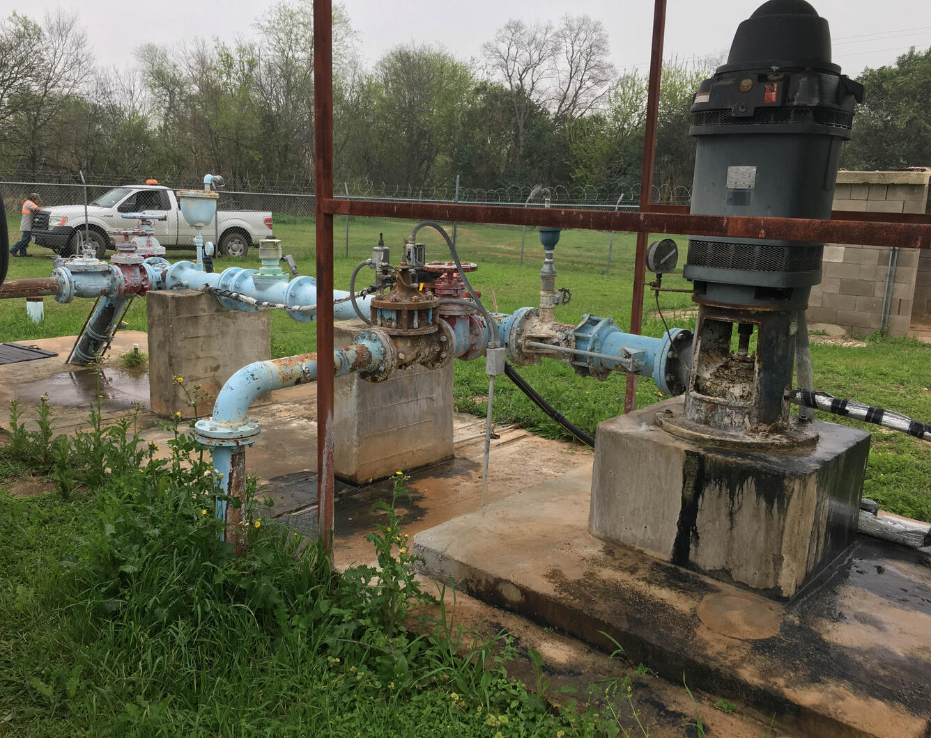 Water supply well in the Edwards/Trinity aquifer