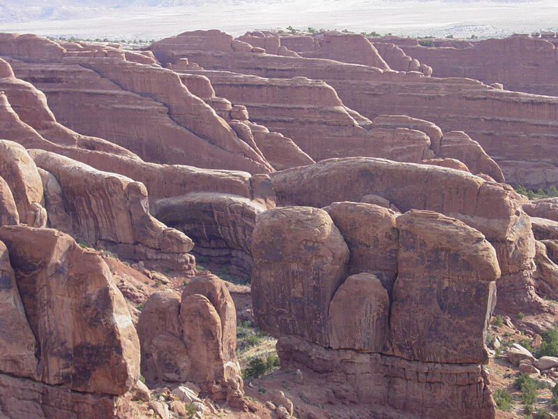 Rock formation that look like fins