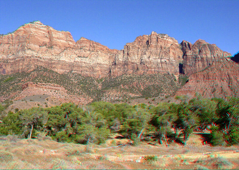 Lower Zion Canyon at Zion National Park