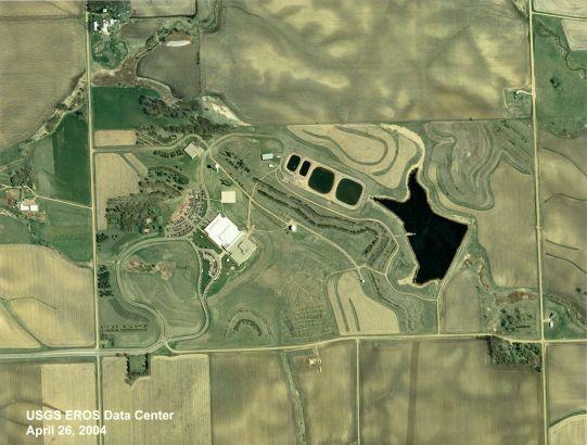 Overhead Image of EROS, circa 2004