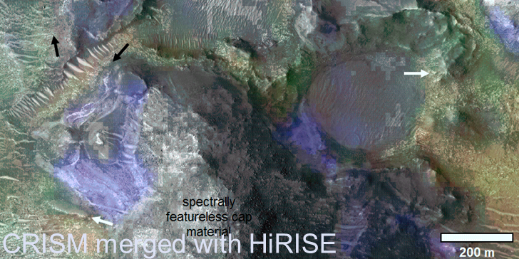 CRISM merge with HIRISE