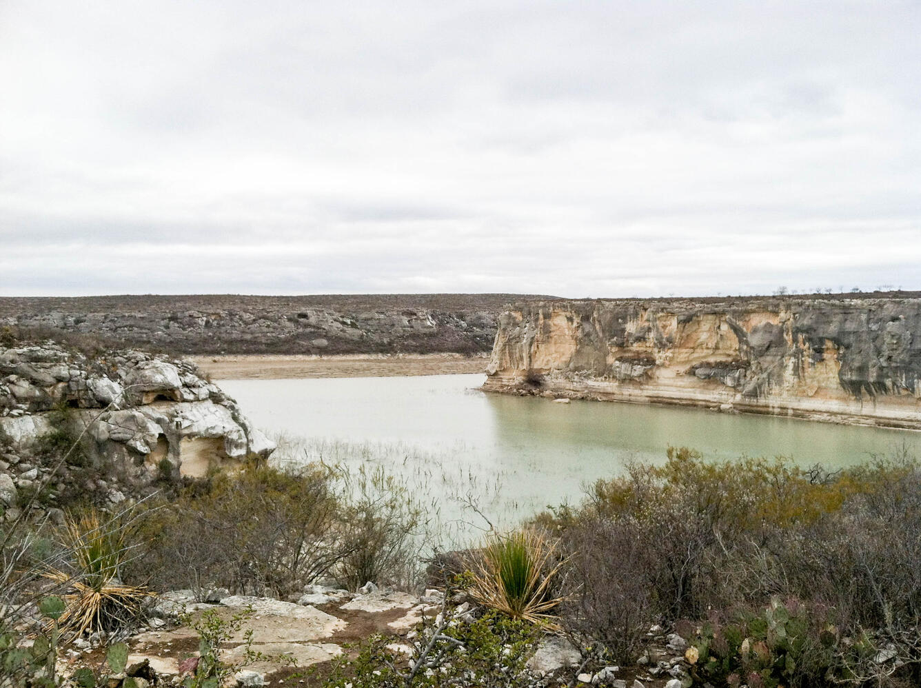 Pecos River and Rio Grande confluence