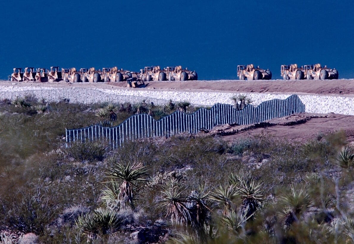 Desert tortoises navigate through renewable energy constructions