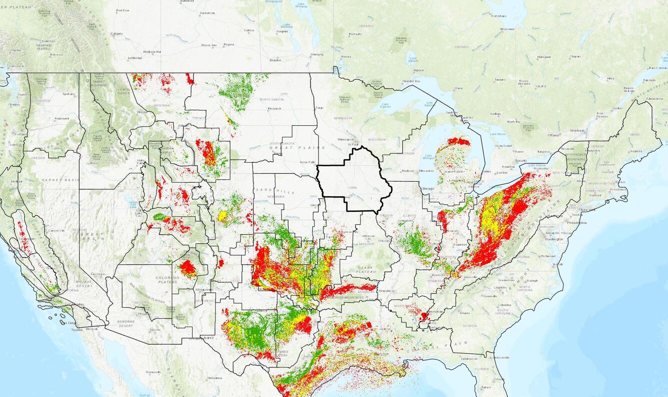Province 5052 Iowa Shelf Basin - National Oil and Gas Assessment