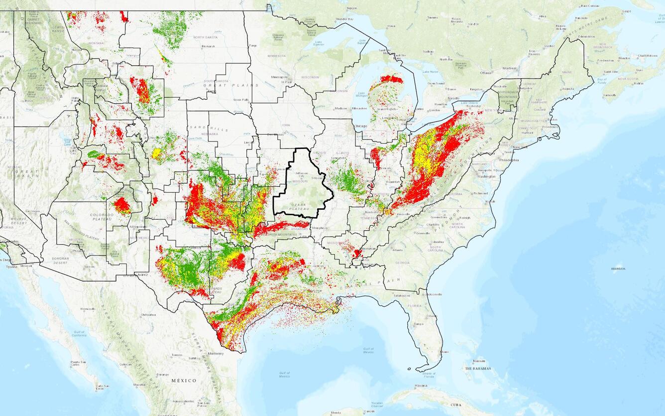Province 5057 Ozark Uplift Province, Oil and Gas Assessments