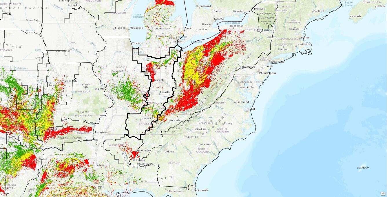 Province 5066 Cincinnati Arch, National Oil and Gas Assessments