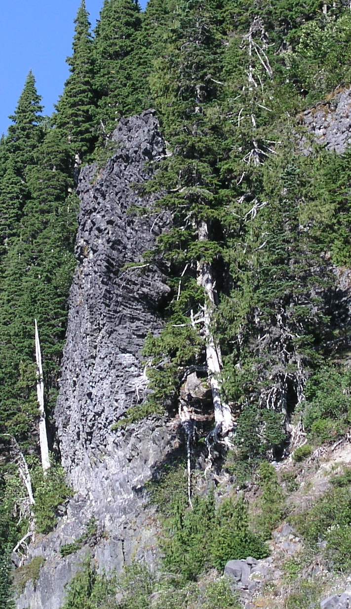 Columnar joints at Mount Ranier