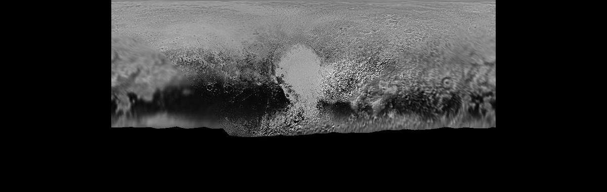 Pluto New Horizons Global Mosaic 300m