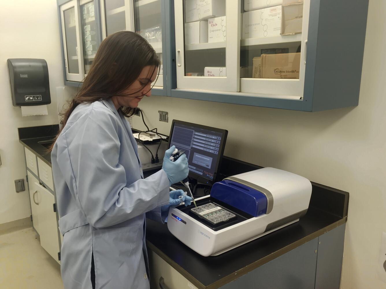 The Pippen Prep machine from the molecular ecology lab