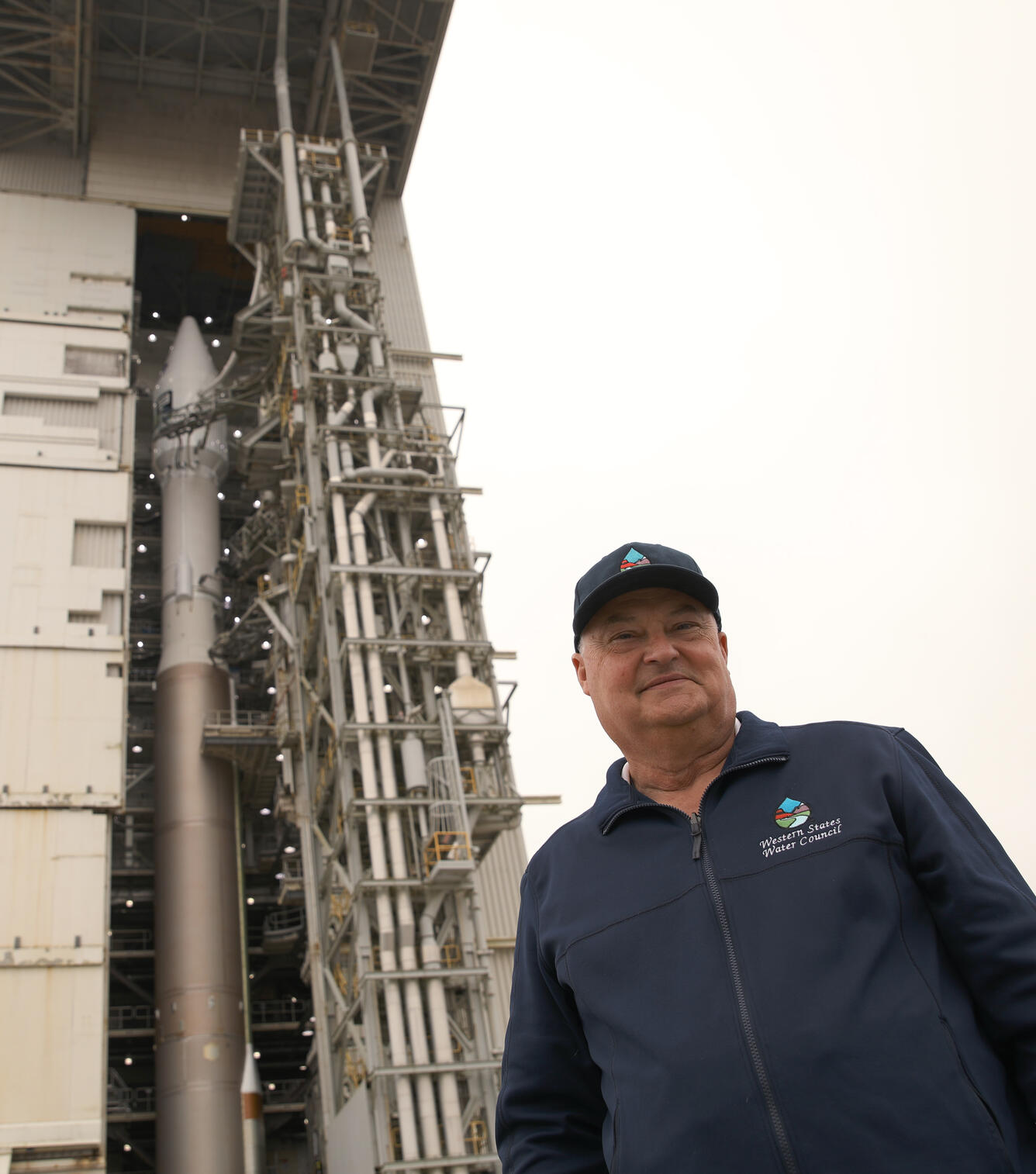 Color photo of Tony Willardson at Space Launch Complex 3