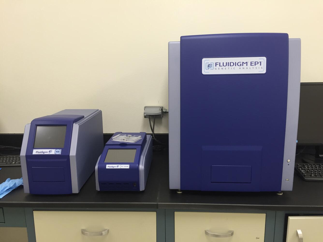 the Fluidigm machine at the Molecular Ecology Lab
