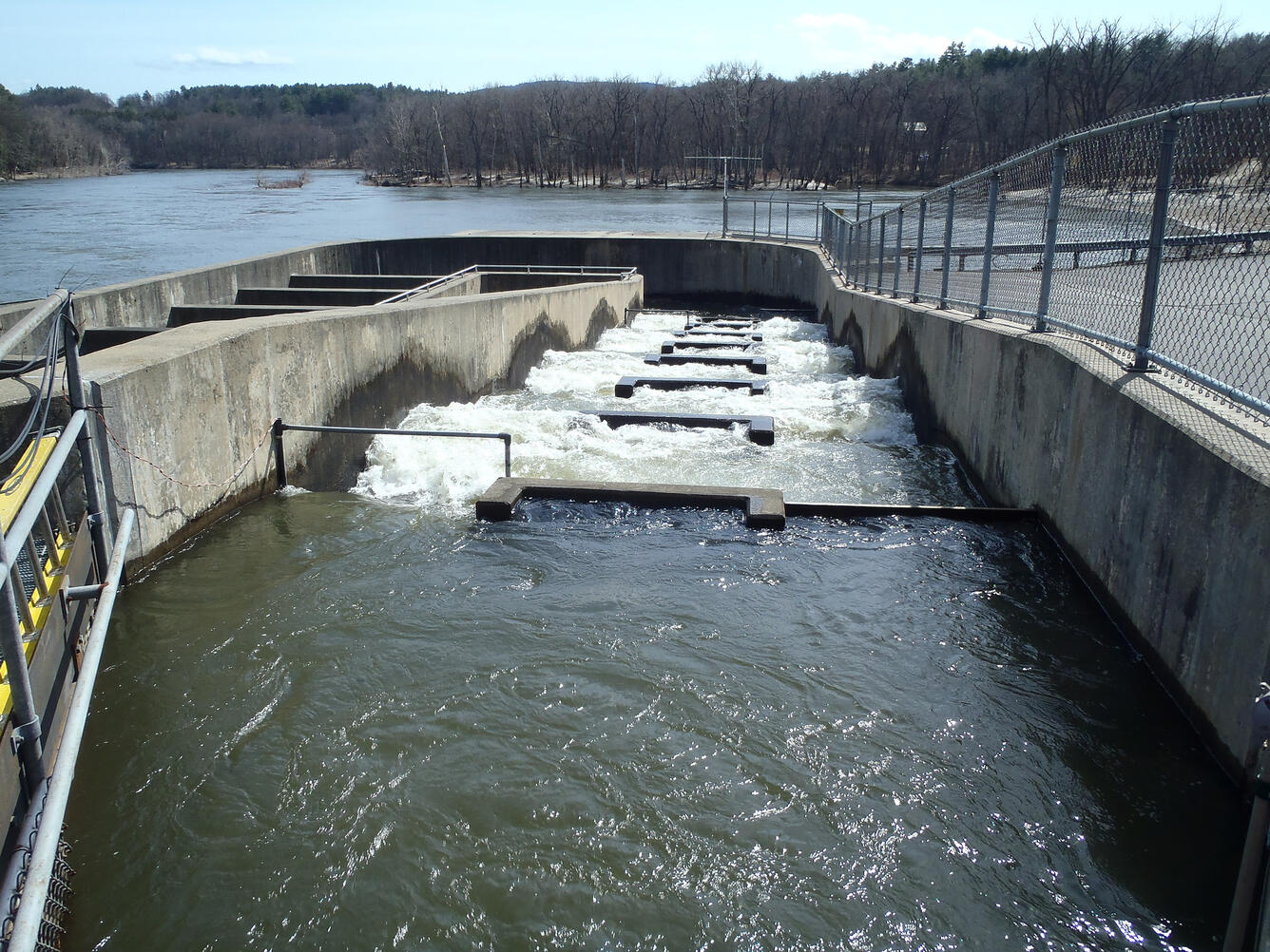 Ice Harbor fish ladder, Vermont