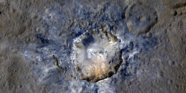 Haulani Crater taken by Dawn