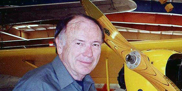 Dave Roddy with plane