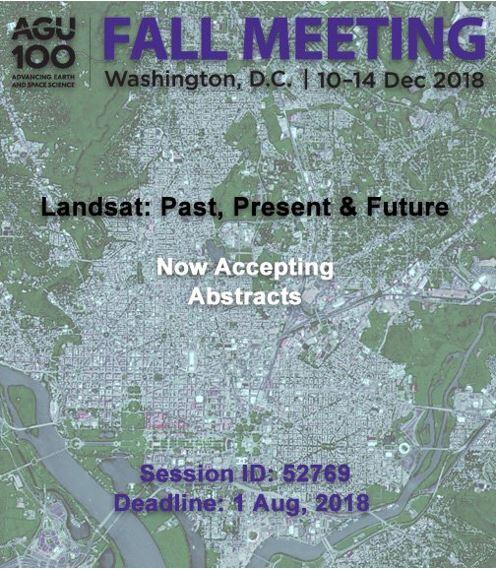 AGU 2018 Landsat Session Call 