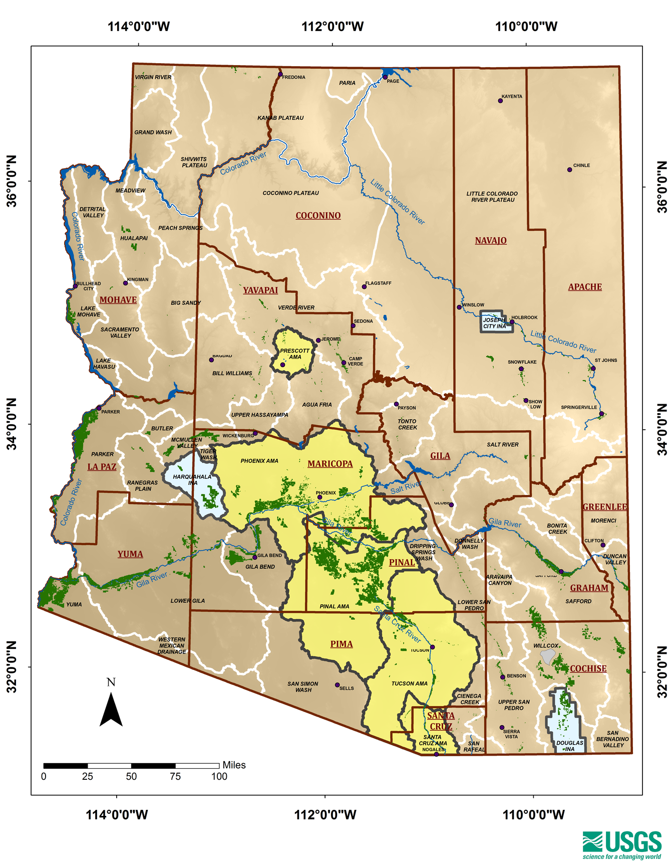Agricultural lands in Arizona, thumbnail