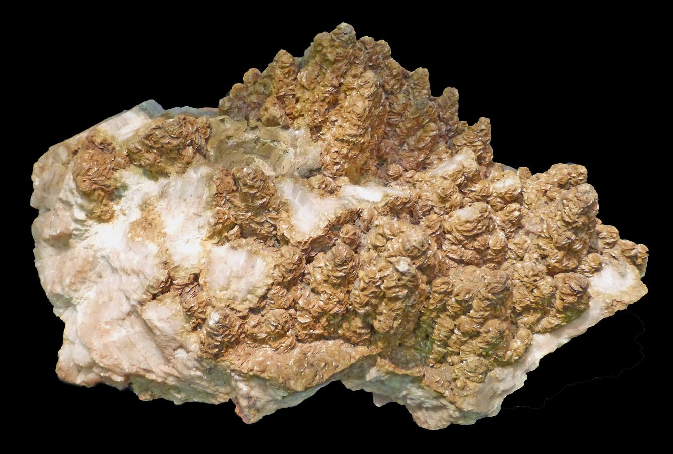 Image shows a sample of ankerite