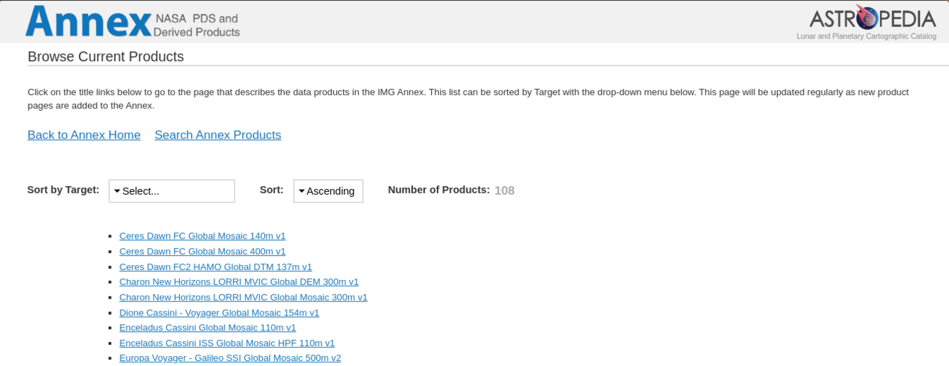 Browse Annex Products