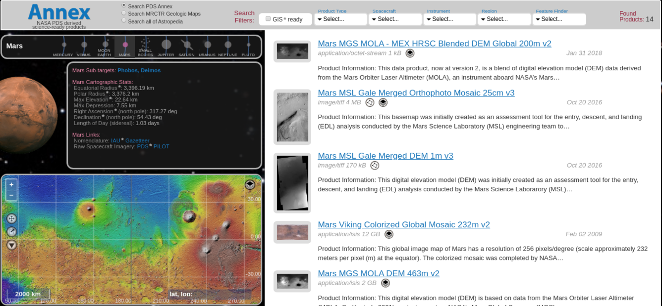 Annex Search Astropedia