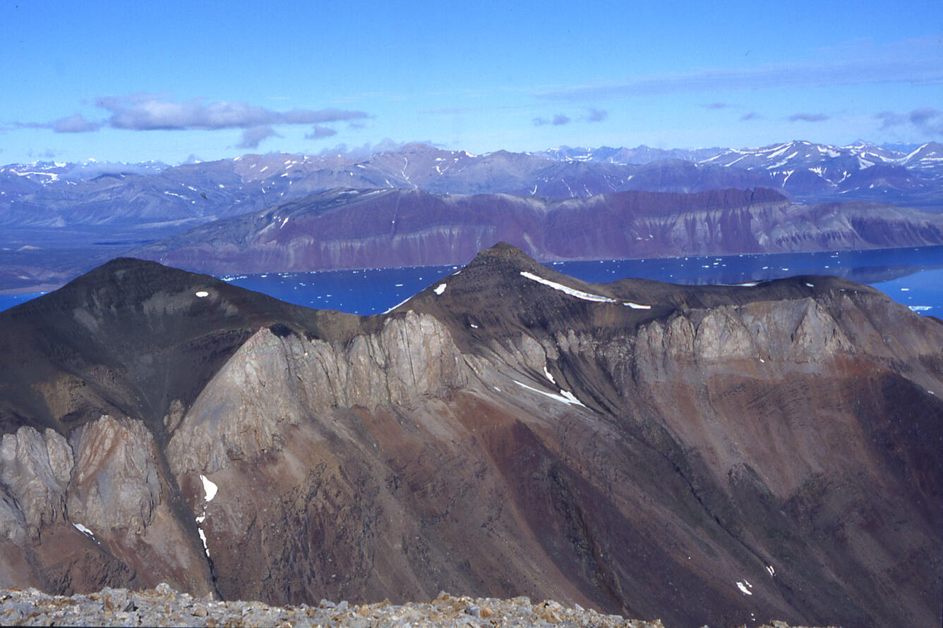 Arctic landscape near Greenland