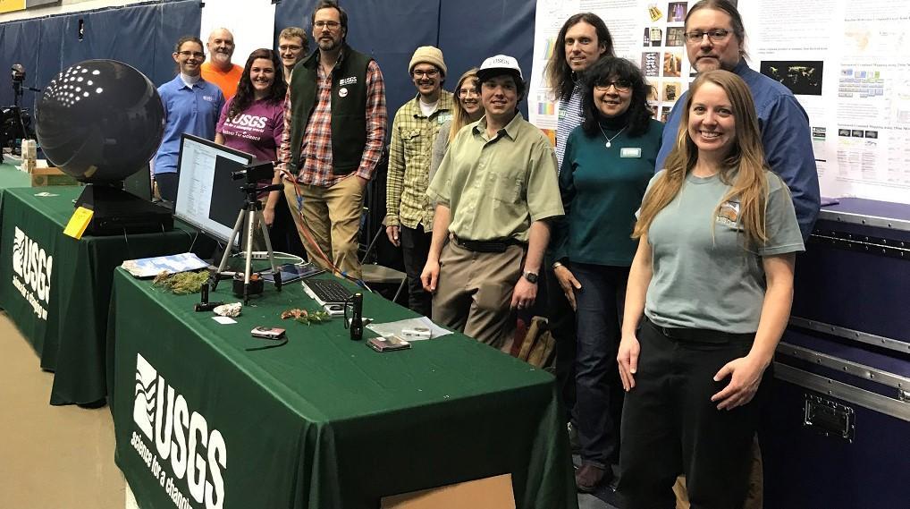Astrogeology  Volunteers at STEM Night 2019
