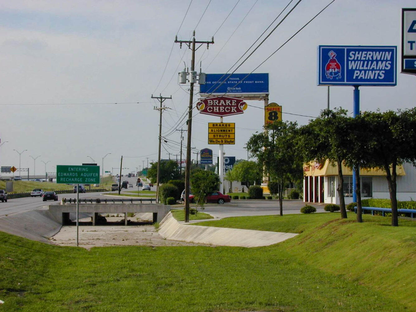 Urbanized area of the Edwards aquifer recharge zone in San Antonio, TX