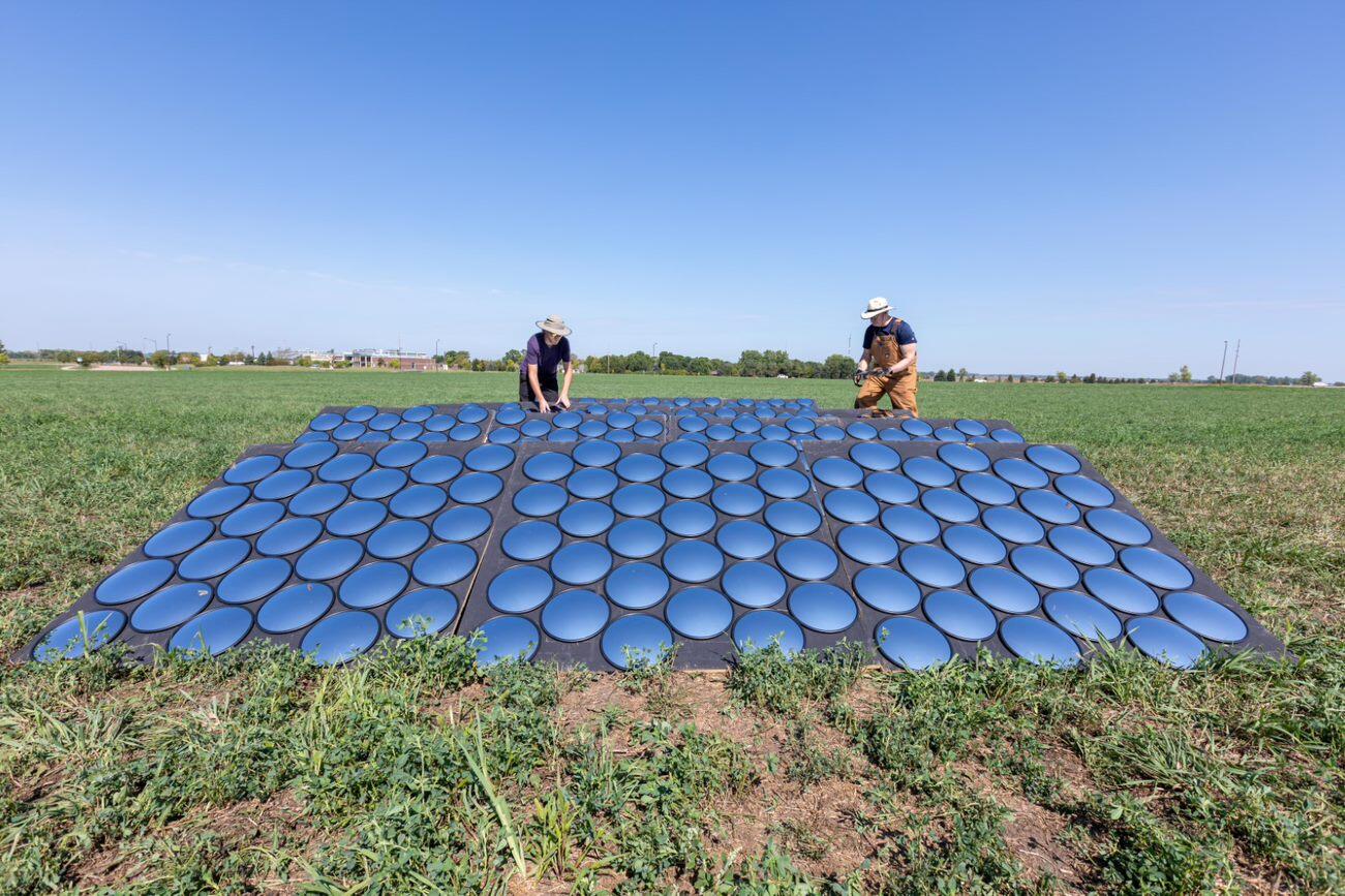 color photo of outdoor mirror array