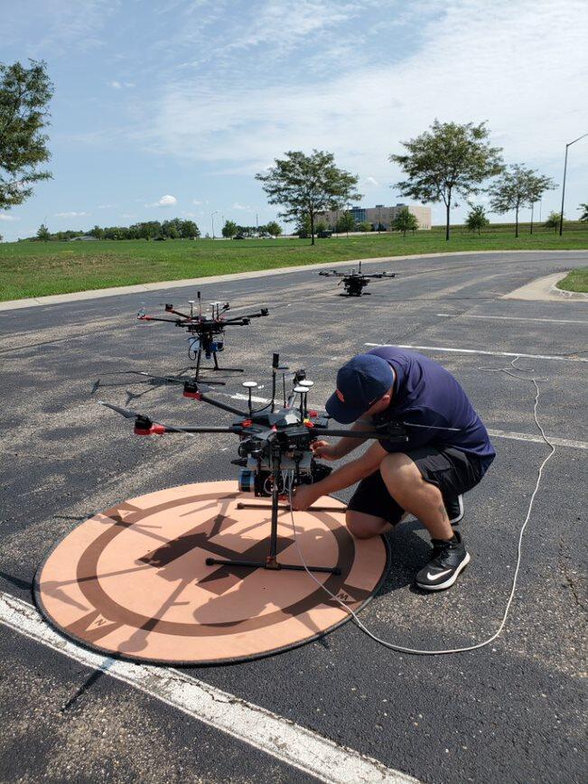 color photo of unmanned aerial vehicle