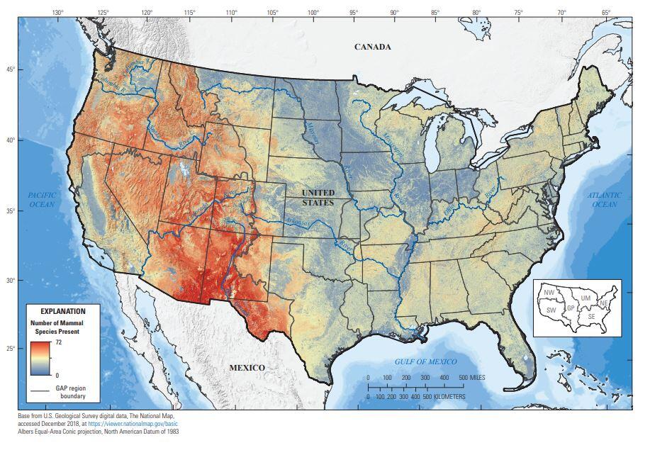 Species richness map