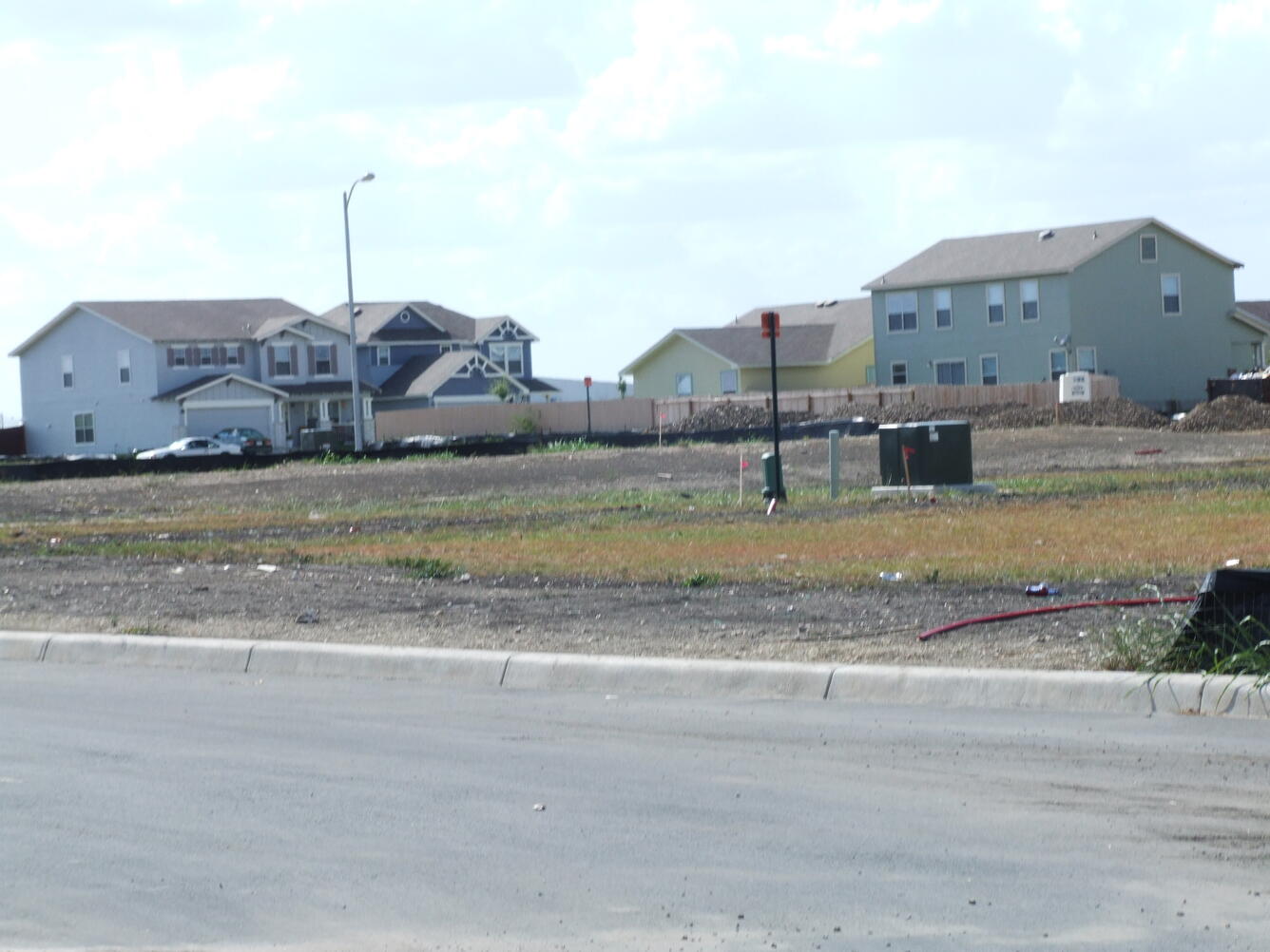 color photo of residential neighborhood in the Texas Blackland Prairies ecoregion