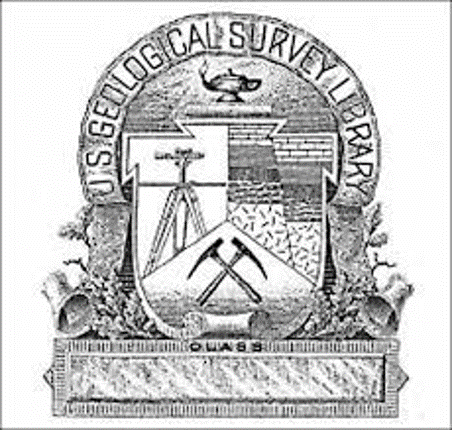 USGS Library bookplate print