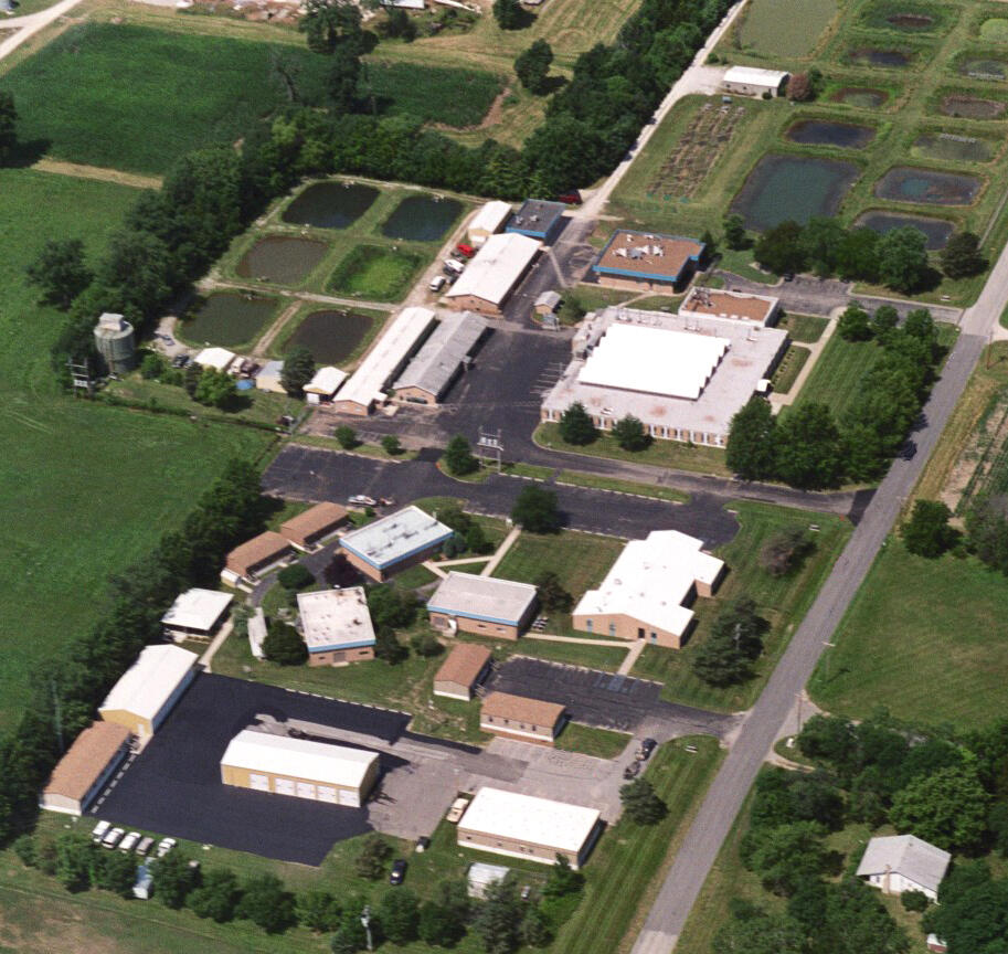 Historical Aerial View of CERC's Campus