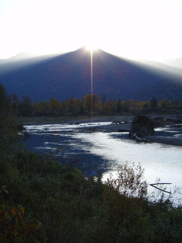 Sunrise on Pompey Peak, WA