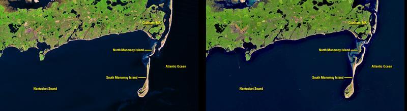 Wind, Waves Alter Coastal Barriers by Cape Cod