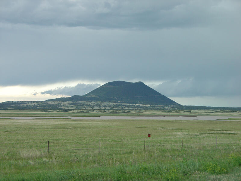 This is a photo of the summit crater.