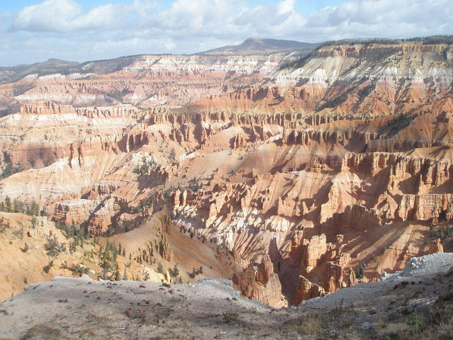 This is a photo of a view is looking west from the Supreme View Overlook