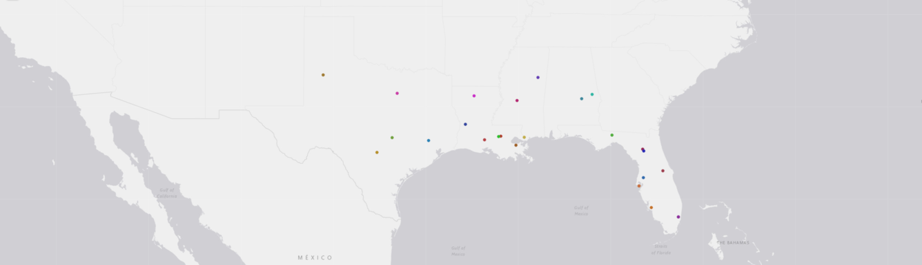 USGS Gulf of Mexico Locations