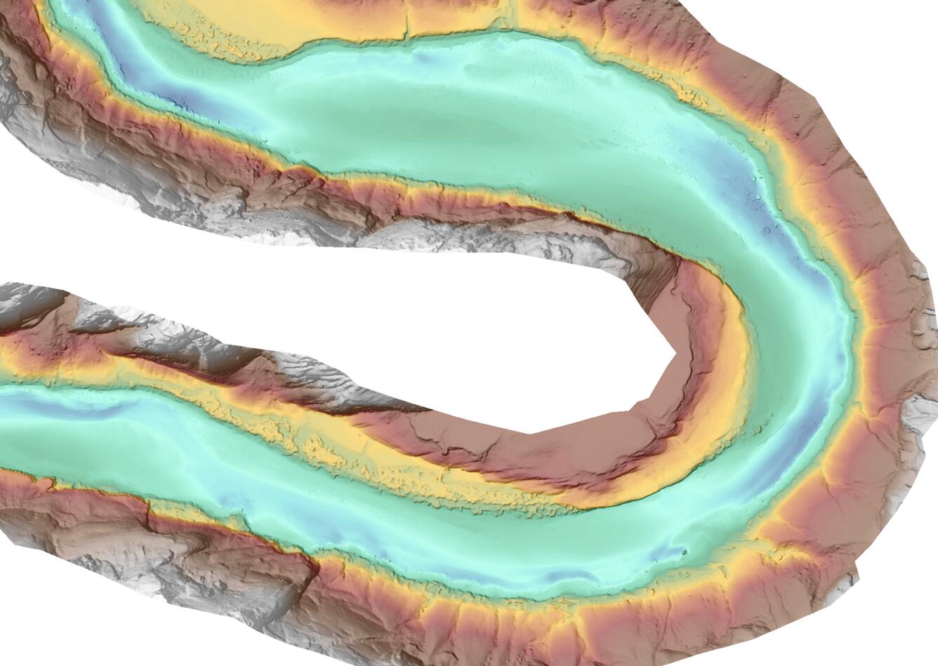 Glen Canyon Channel Map Data