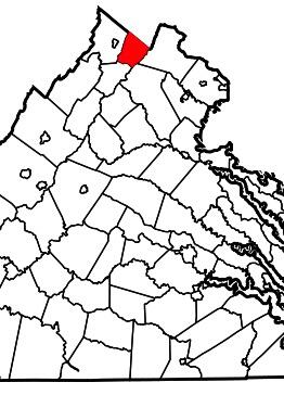Clark County Virginia Location Map
