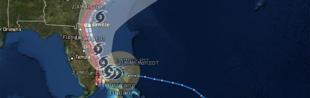 Hurricane Dorian Coastal Change Hazards Portal